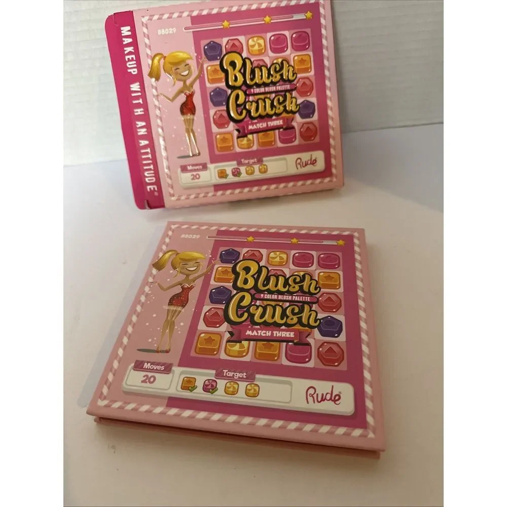 Rude Cosmetics ~ 9 Shade Blush Crush Blush‎ Palette ~ New~